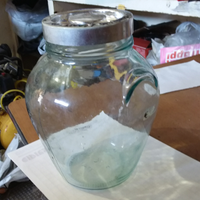 Boccia in vetro per dolciumi anni 80