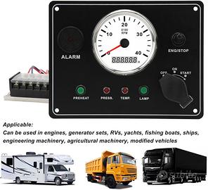 Pannello Strumenti Motore Barche Camion