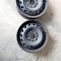 2 Cerchi in ferro fiat 600