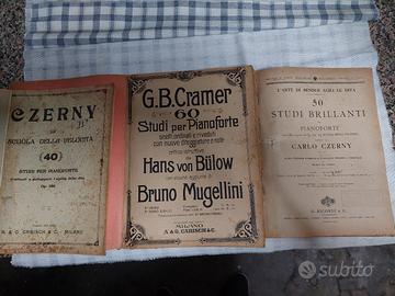 spartiti musicali per pianoforte 