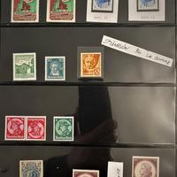 Lotto francobolli e documenti a tema musica