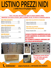 Nidi per pappagalli (NUOVI)