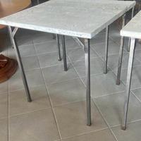 Tavolo travertino e ferro