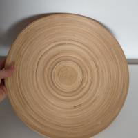 sottovaso piatto in bambù 