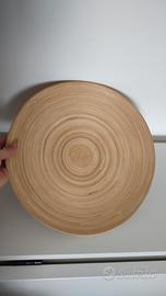 sottovaso piatto in bambù 