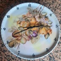 Orologio da parete dipinto a amno