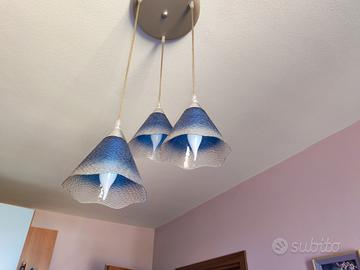 Lampadario a Sospensione con paralume coordinato 