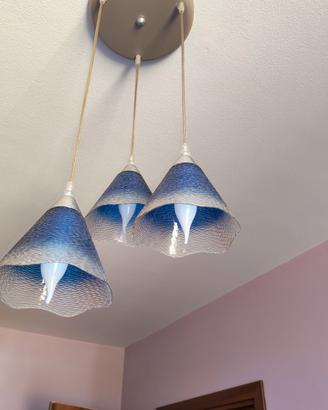 Lampadario a Sospensione con paralume coordinato 