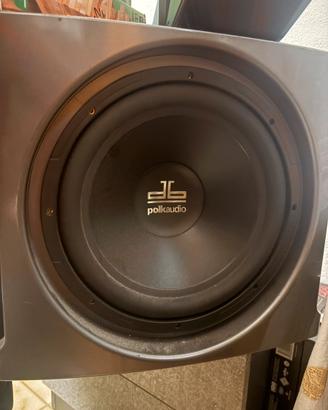 2 subwoofer+amplificatore e cavi
