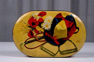 Scatola di latta anni '60 Alemagna "Gran Premio"