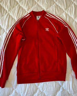 Giacca Tuta Adidas Original Rossa -Taglia M