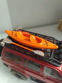 Canoa/Kayak da tetto per RC scala 1/16 - 1/18