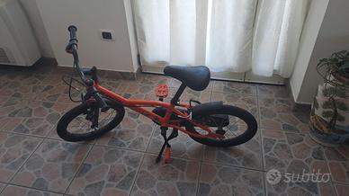 bici btwin da 16" arancio