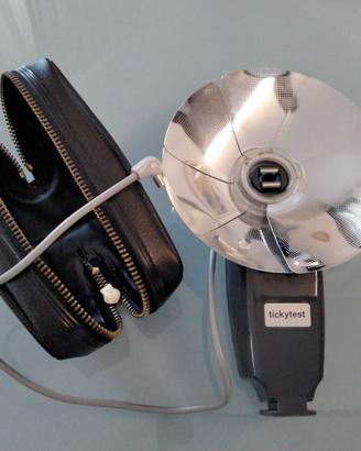 Tycky Test flash vintage a parabola e esposimetro