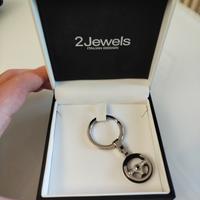 2jewels portachiavi a forma di volante d'auto