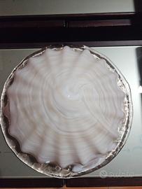 Plafoniera Murano rosa