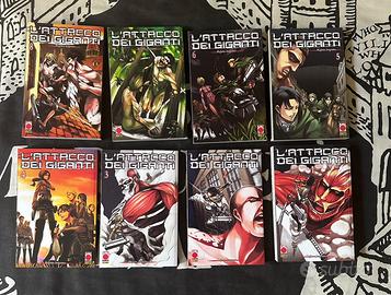 Manga attack on titan 1-8