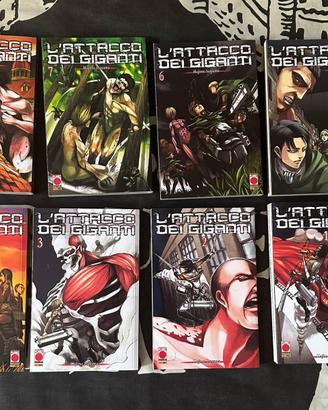 Manga attack on titan 1-8