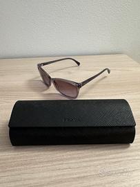 Prada Vintage SPR 02 Rettangolari Trasparenti