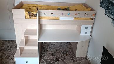 Letto singolo combinato 90x190 cm