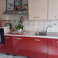 Cucina lineare mt 3 Rossa 