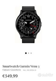 Orologio garmin venu 3