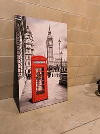 Grande quadro moderno Londra 110x70