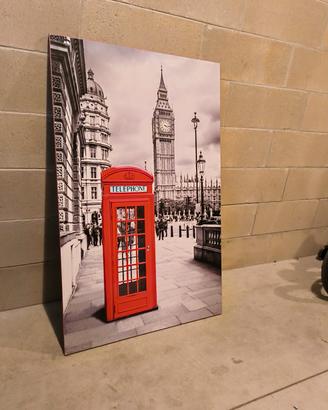 Grande quadro moderno Londra 110x70