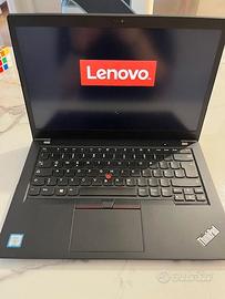 Lenovo ThinkPad T480s i5 8350u 16GB 256GB M.2 SSD