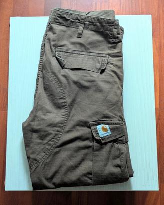 Pantaloni cargo marroni Carhartt Wip da uomo 