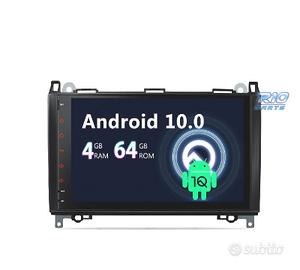 RADIO GPS ANDROID 14 PER MERCEDES CLASSE A B VITO 