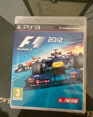 Titolo  F1 2012 PS3 – Formula 1 – manca manuale