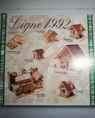 Gioco di Costruzioni Vintage per adulti in legno.