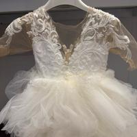 Abito mini sposa per battesimo