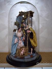 Natività in campana arte presepiale  moderna