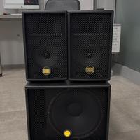 Impianto audio attivo hk audio power works