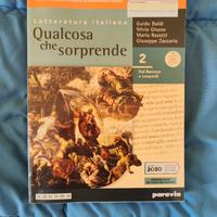 Libro scuola Italiano Qualcosa che sorprende