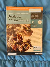 Libro scuola Italiano Qualcosa che sorprende