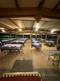 GAZEBO IN LEGNO DI CIRCA 140 METRI QUADRI