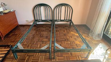 strutture coppia di letti in bambù 