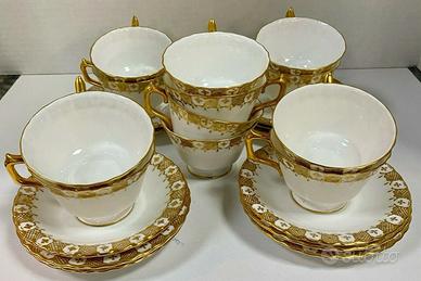 Set di tazze e piattini 11 pezzi