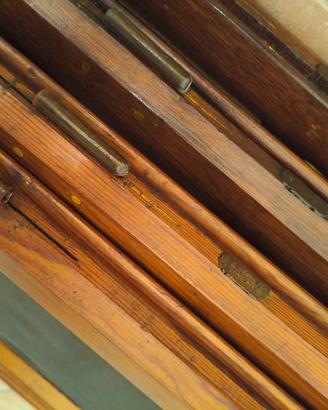 Balconi finestre legno zanzariera