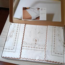 Lenzuola matrimoniali  ricamate 