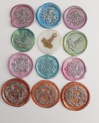 sigilli ceralacca scrapbooking vichinghi Thor Odin