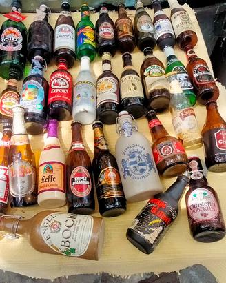 bottiglie di birra da collezione