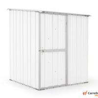 Casetta box in lamiera di Acciaio 155x175cm bianco