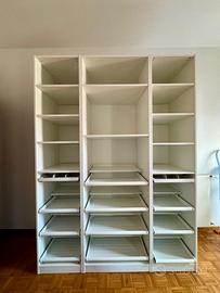 Scarpiera multifunzionale bianca 