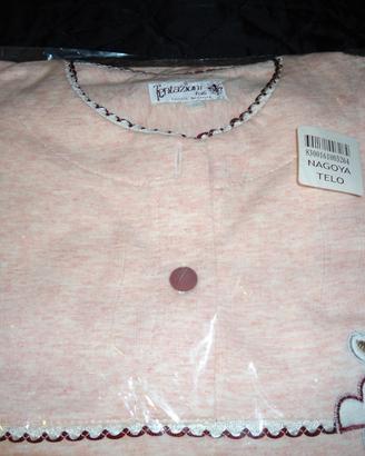 Pigiama completo rosa 100% cotone nuova