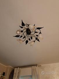 lampadari ferro battuto 