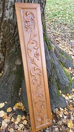 Stele intarsiata in legno chiaro del '900